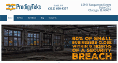 Desktop Screenshot of prodigyteks.com